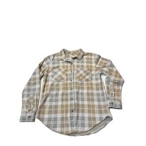 Women's Beachlunchlounge Flannel Button Down - Size M